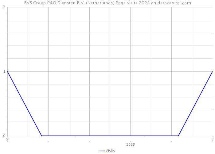 BVB Groep P&O Diensten B.V. (Netherlands) Page visits 2024 