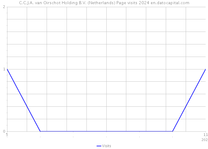 C.C.J.A. van Oirschot Holding B.V. (Netherlands) Page visits 2024 