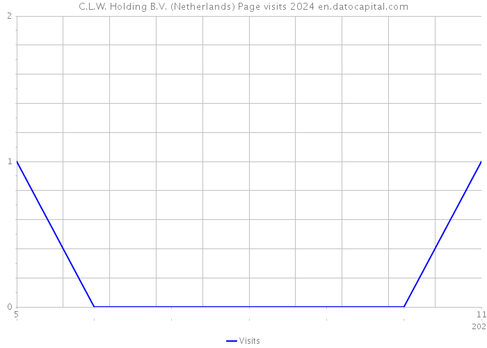 C.L.W. Holding B.V. (Netherlands) Page visits 2024 