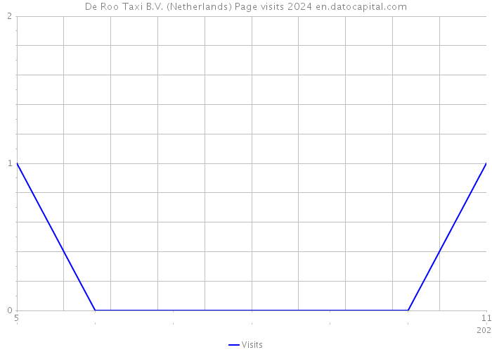 De Roo Taxi B.V. (Netherlands) Page visits 2024 