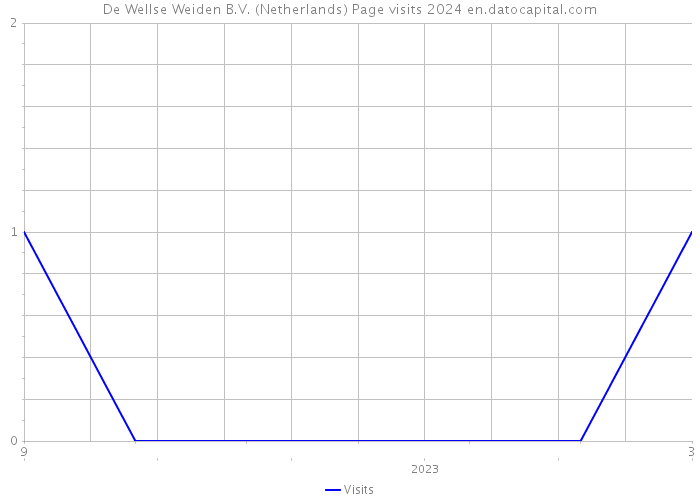 De Wellse Weiden B.V. (Netherlands) Page visits 2024 
