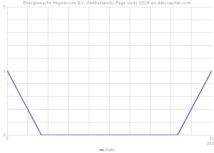 Energiewacht Hagedoorn B.V. (Netherlands) Page visits 2024 