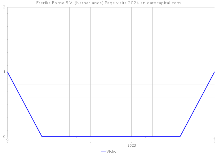 Freriks Borne B.V. (Netherlands) Page visits 2024 