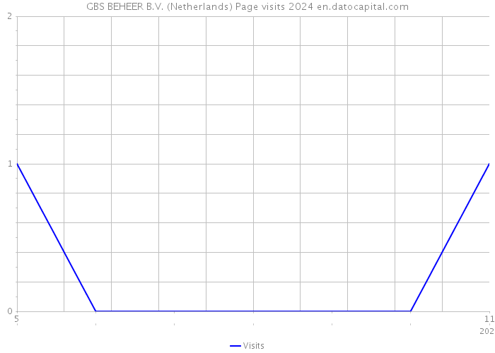 GBS BEHEER B.V. (Netherlands) Page visits 2024 