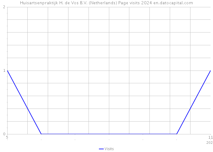 Huisartsenpraktijk H. de Vos B.V. (Netherlands) Page visits 2024 