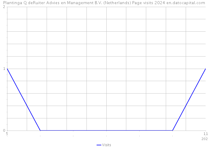Plantinga Q deRuiter Advies en Management B.V. (Netherlands) Page visits 2024 