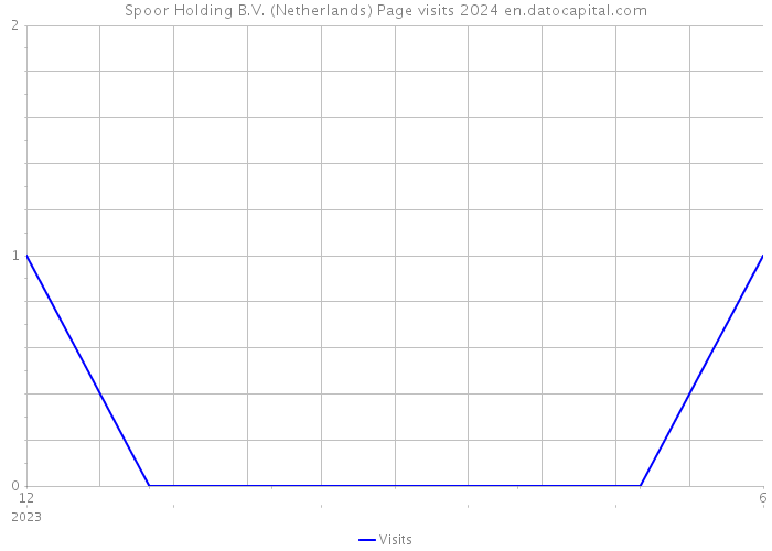 Spoor Holding B.V. (Netherlands) Page visits 2024 