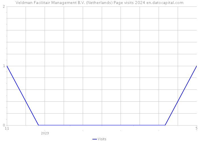 Veldman Facilitair Management B.V. (Netherlands) Page visits 2024 