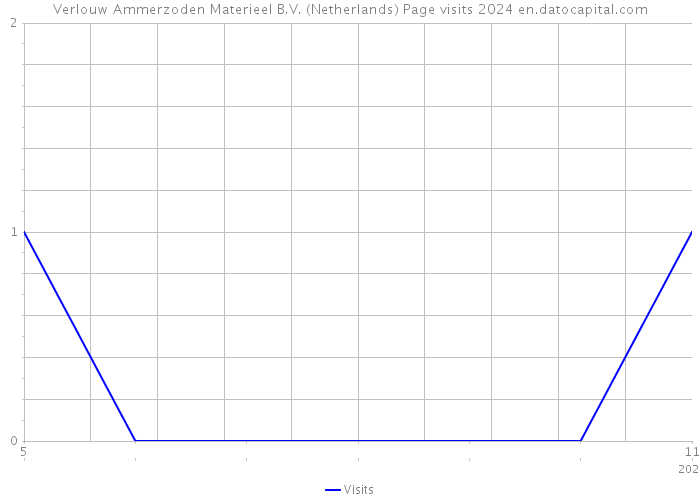 Verlouw Ammerzoden Materieel B.V. (Netherlands) Page visits 2024 