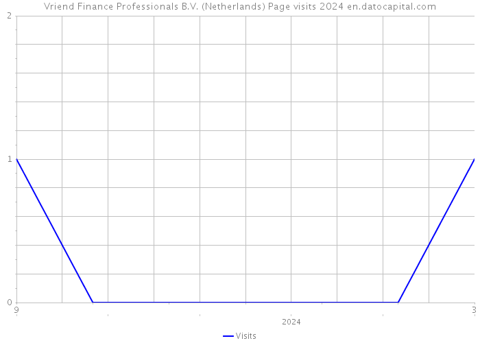 Vriend Finance Professionals B.V. (Netherlands) Page visits 2024 