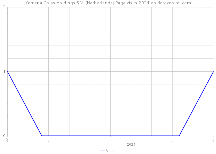 Yamana Goias Holdings B.V. (Netherlands) Page visits 2024 
