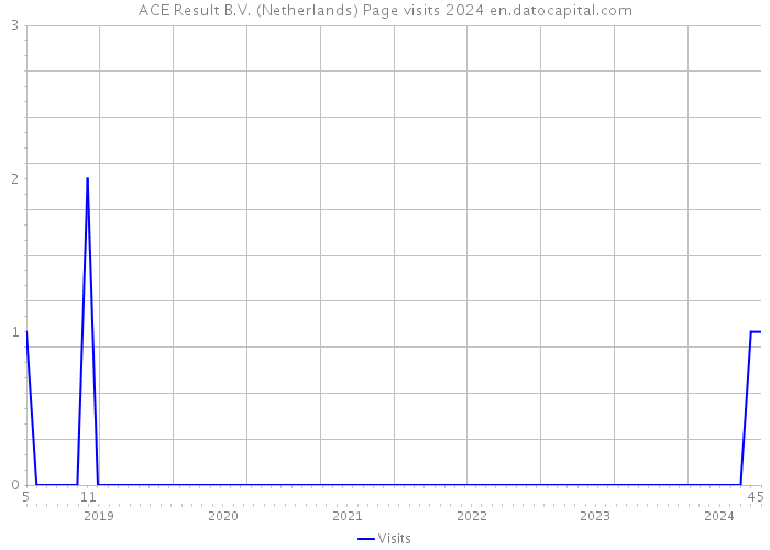 ACE Result B.V. (Netherlands) Page visits 2024 