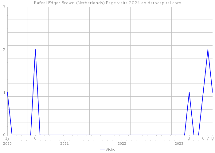 Rafeal Edgar Brown (Netherlands) Page visits 2024 