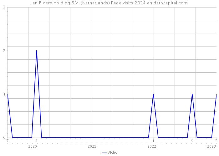 Jan Bloem Holding B.V. (Netherlands) Page visits 2024 