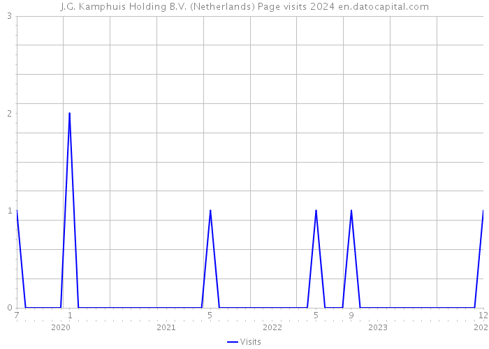 J.G. Kamphuis Holding B.V. (Netherlands) Page visits 2024 