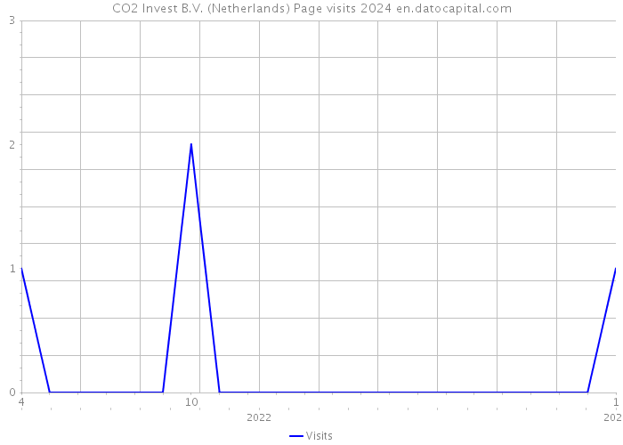 CO2 Invest B.V. (Netherlands) Page visits 2024 