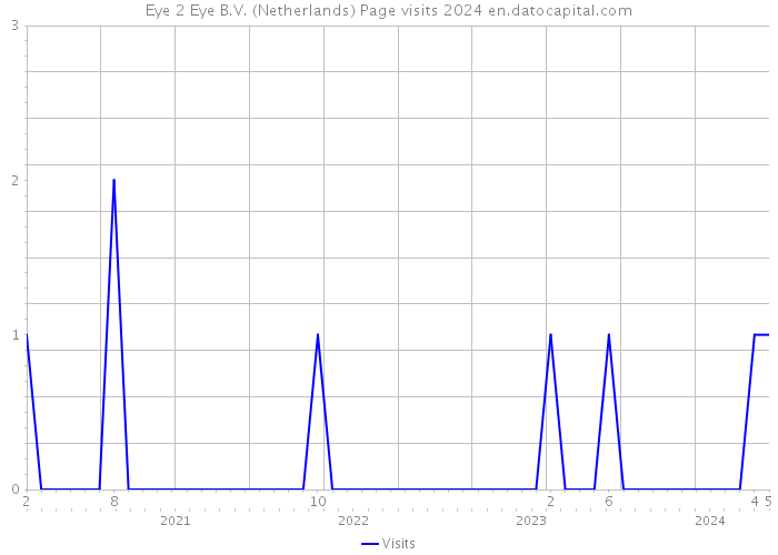 Eye 2 Eye B.V. (Netherlands) Page visits 2024 