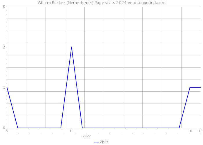 Willem Bosker (Netherlands) Page visits 2024 