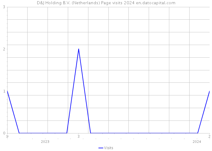 D&J Holding B.V. (Netherlands) Page visits 2024 