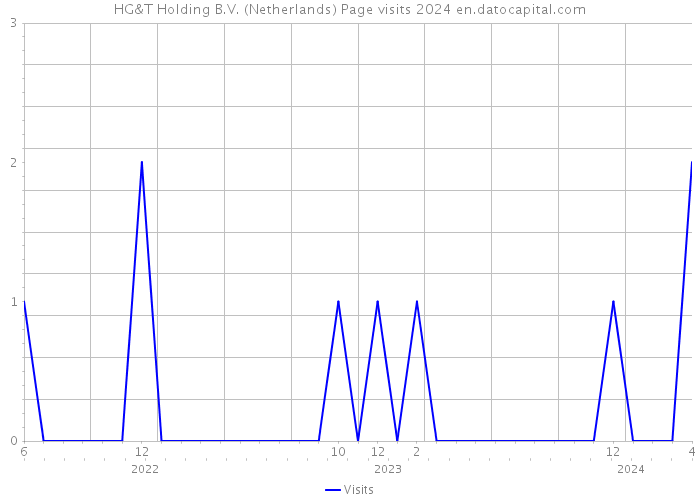 HG&T Holding B.V. (Netherlands) Page visits 2024 