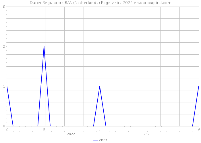 Dutch Regulators B.V. (Netherlands) Page visits 2024 