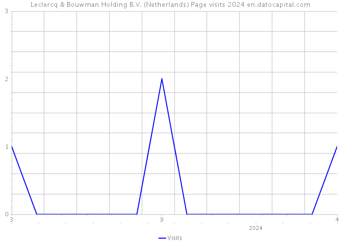 Leclercq & Bouwman Holding B.V. (Netherlands) Page visits 2024 