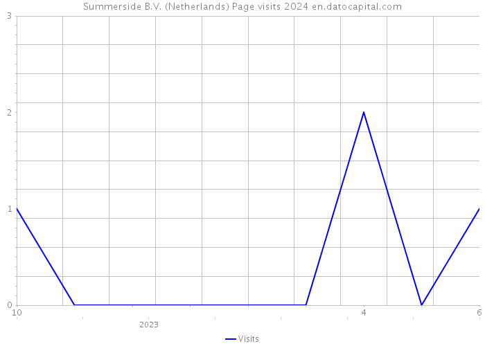 Summerside B.V. (Netherlands) Page visits 2024 
