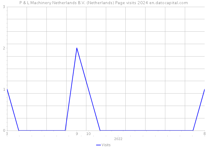 P & L Machinery Netherlands B.V. (Netherlands) Page visits 2024 