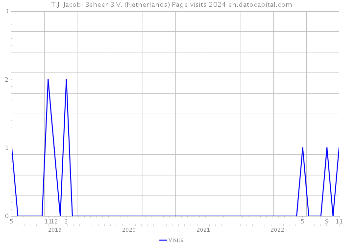 T.J. Jacobi Beheer B.V. (Netherlands) Page visits 2024 