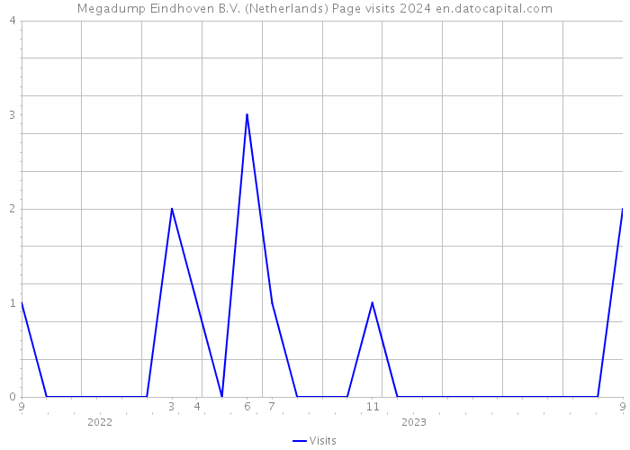 Megadump Eindhoven B.V. (Netherlands) Page visits 2024 