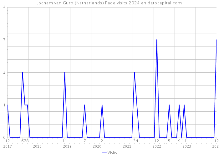 Jochem van Gurp (Netherlands) Page visits 2024 