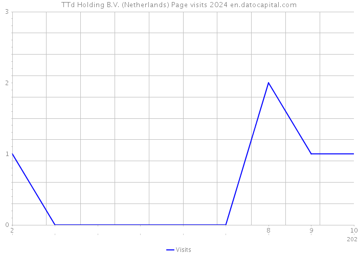 TTd Holding B.V. (Netherlands) Page visits 2024 