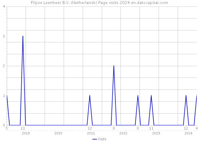 Flipse Leenheer B.V. (Netherlands) Page visits 2024 