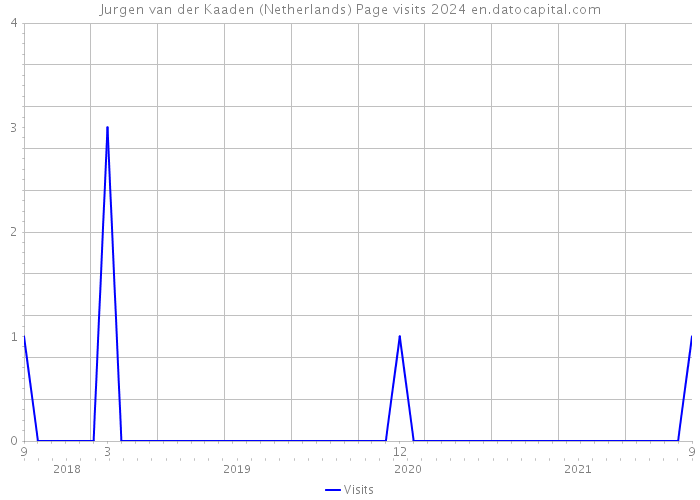 Jurgen van der Kaaden (Netherlands) Page visits 2024 