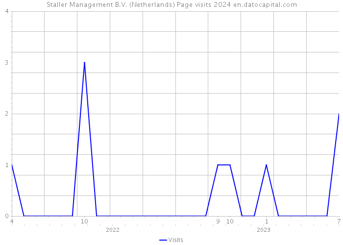 Staller Management B.V. (Netherlands) Page visits 2024 