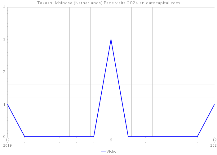 Takashi Ichinose (Netherlands) Page visits 2024 