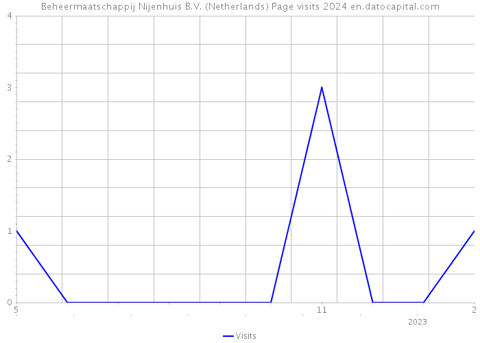 Beheermaatschappij Nijenhuis B.V. (Netherlands) Page visits 2024 