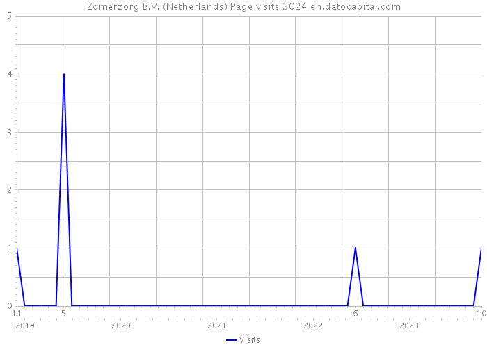 Zomerzorg B.V. (Netherlands) Page visits 2024 
