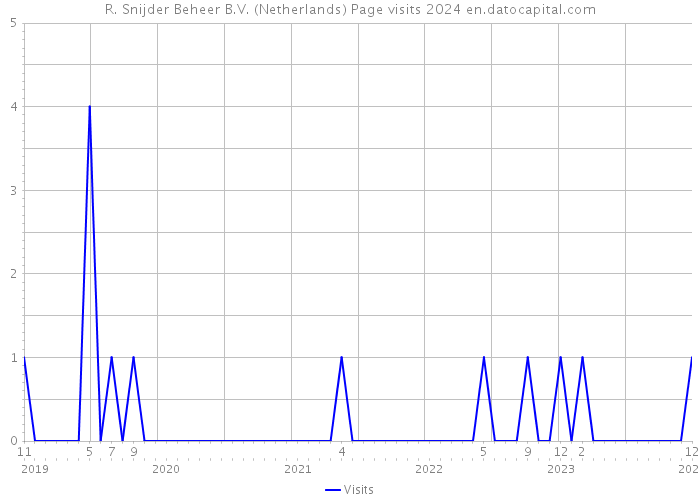 R. Snijder Beheer B.V. (Netherlands) Page visits 2024 