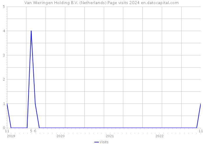 Van Wieringen Holding B.V. (Netherlands) Page visits 2024 