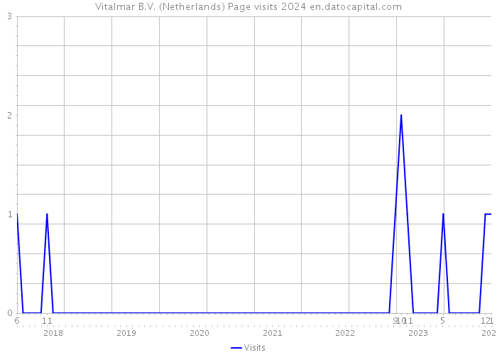 Vitalmar B.V. (Netherlands) Page visits 2024 