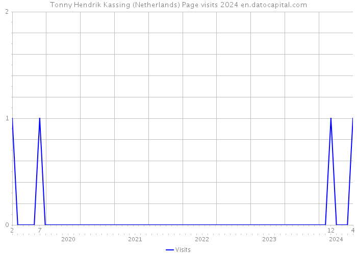 Tonny Hendrik Kassing (Netherlands) Page visits 2024 