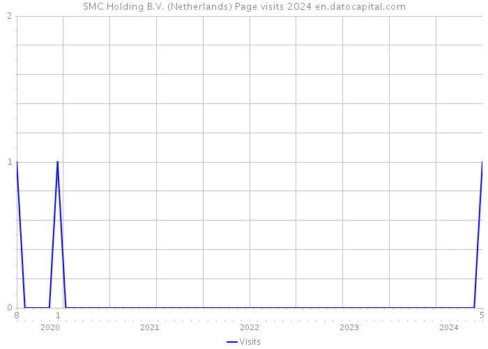 SMC Holding B.V. (Netherlands) Page visits 2024 