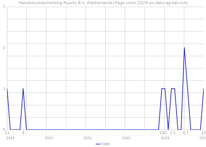 Handelsonderneming Ruurlo B.V. (Netherlands) Page visits 2024 