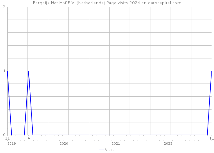 Bergeijk Het Hof B.V. (Netherlands) Page visits 2024 