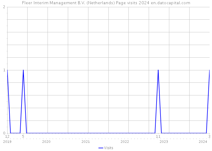 Fleer Interim Management B.V. (Netherlands) Page visits 2024 