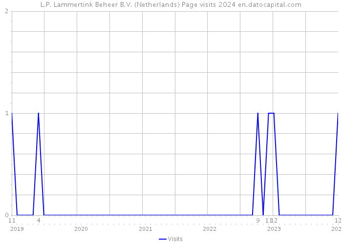 L.P. Lammertink Beheer B.V. (Netherlands) Page visits 2024 