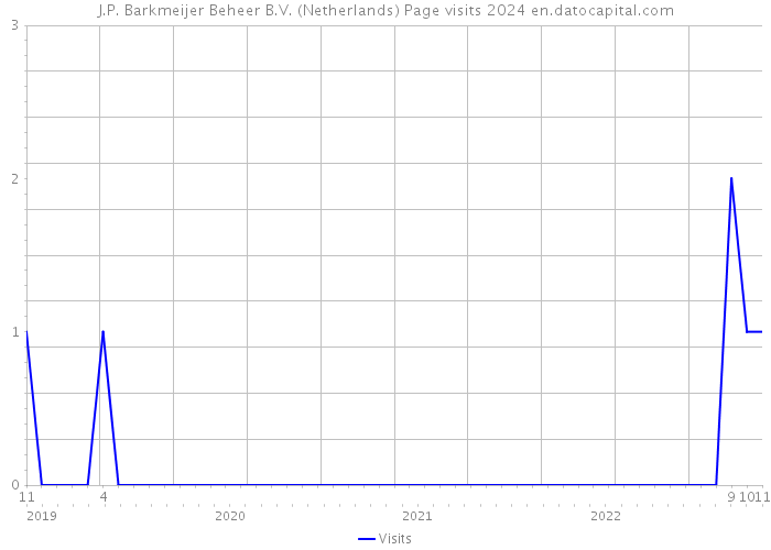 J.P. Barkmeijer Beheer B.V. (Netherlands) Page visits 2024 