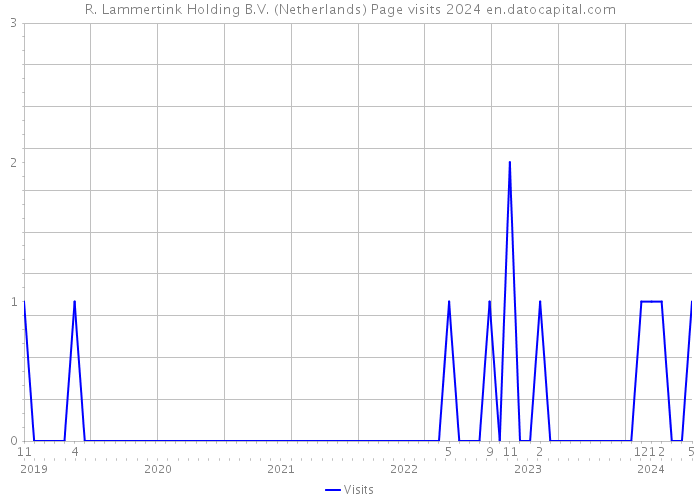 R. Lammertink Holding B.V. (Netherlands) Page visits 2024 