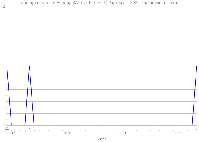 Kralingen-Kroese Holding B.V. (Netherlands) Page visits 2024 